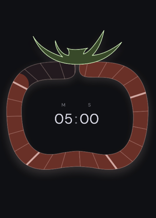 Pomodoro interface